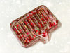 Red Holiday Soap Dish